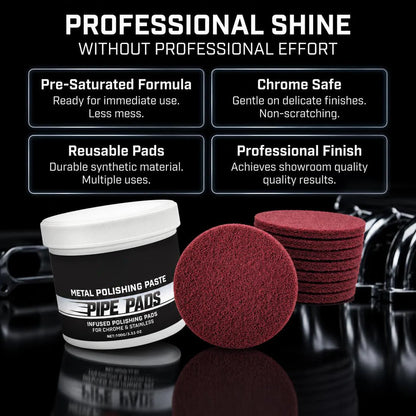 ✨ Mirror-Finish Polishing Pads – Help Reduce Scratches & Oxidation