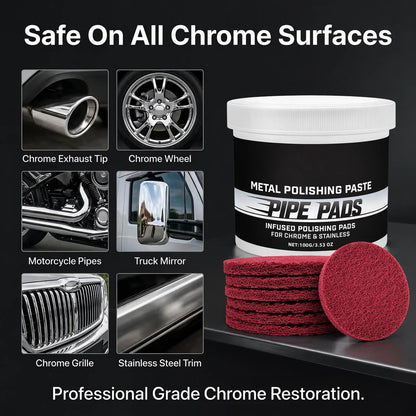 ✨ Mirror-Finish Polishing Pads – Help Reduce Scratches & Oxidation