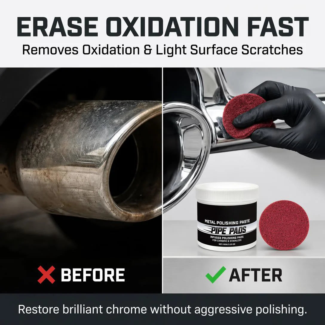✨ Mirror-Finish Polishing Pads – Help Reduce Scratches & Oxidation