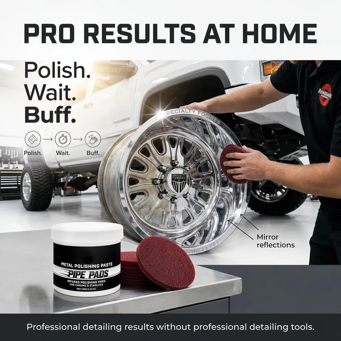 ✨ Mirror-Finish Polishing Pads – Help Reduce Scratches & Oxidation