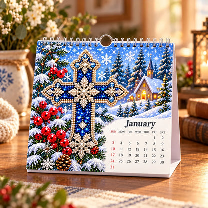 ✝️💎 2027 Faith & Blessings DIY Diamond Art Calendar Kit (📦Buy 2 Free Shipping)