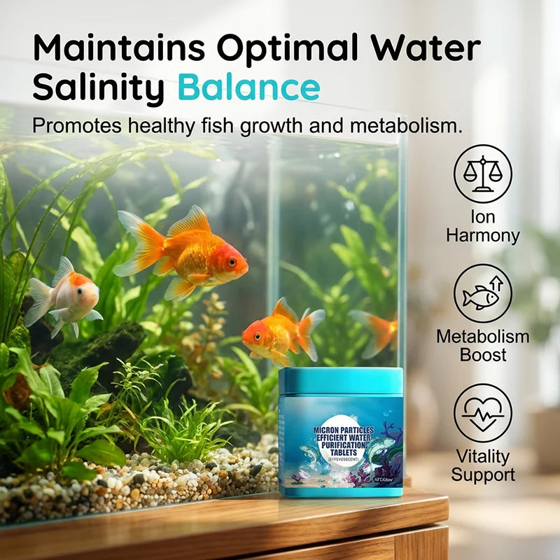 🐟High-Efficiency Aquarium Water Purification Tablets💧