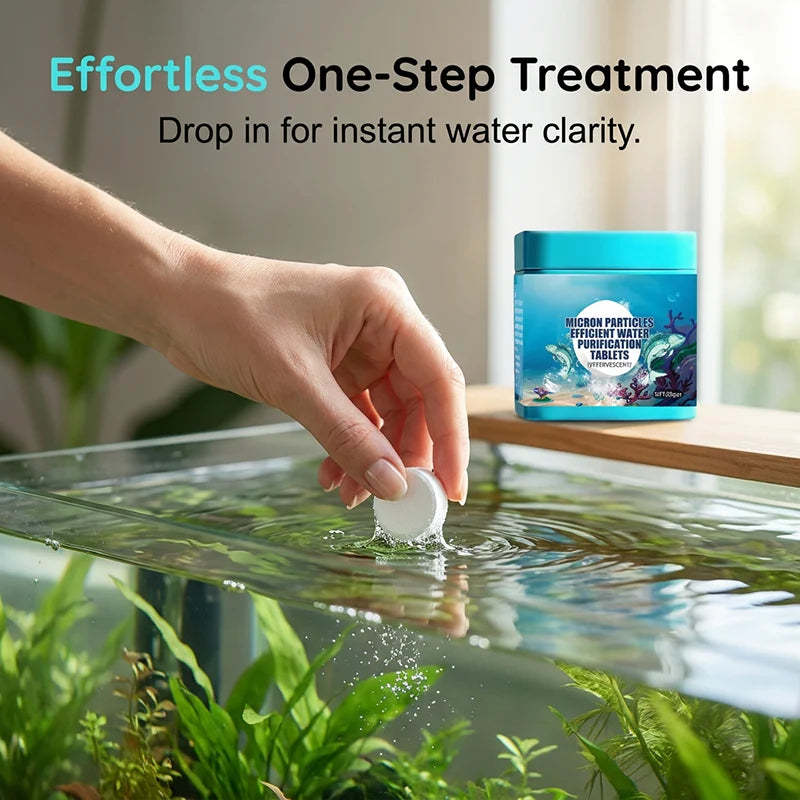 🐟High-Efficiency Aquarium Water Purification Tablets💧