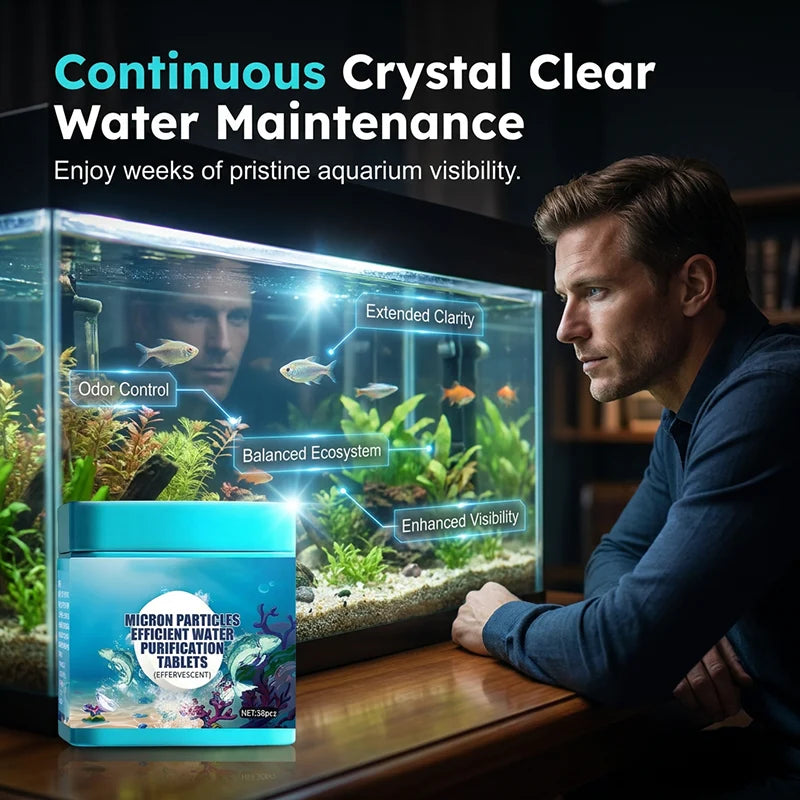 🐟High-Efficiency Aquarium Water Purification Tablets💧