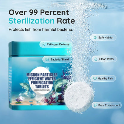 🐟High-Efficiency Aquarium Water Purification Tablets💧