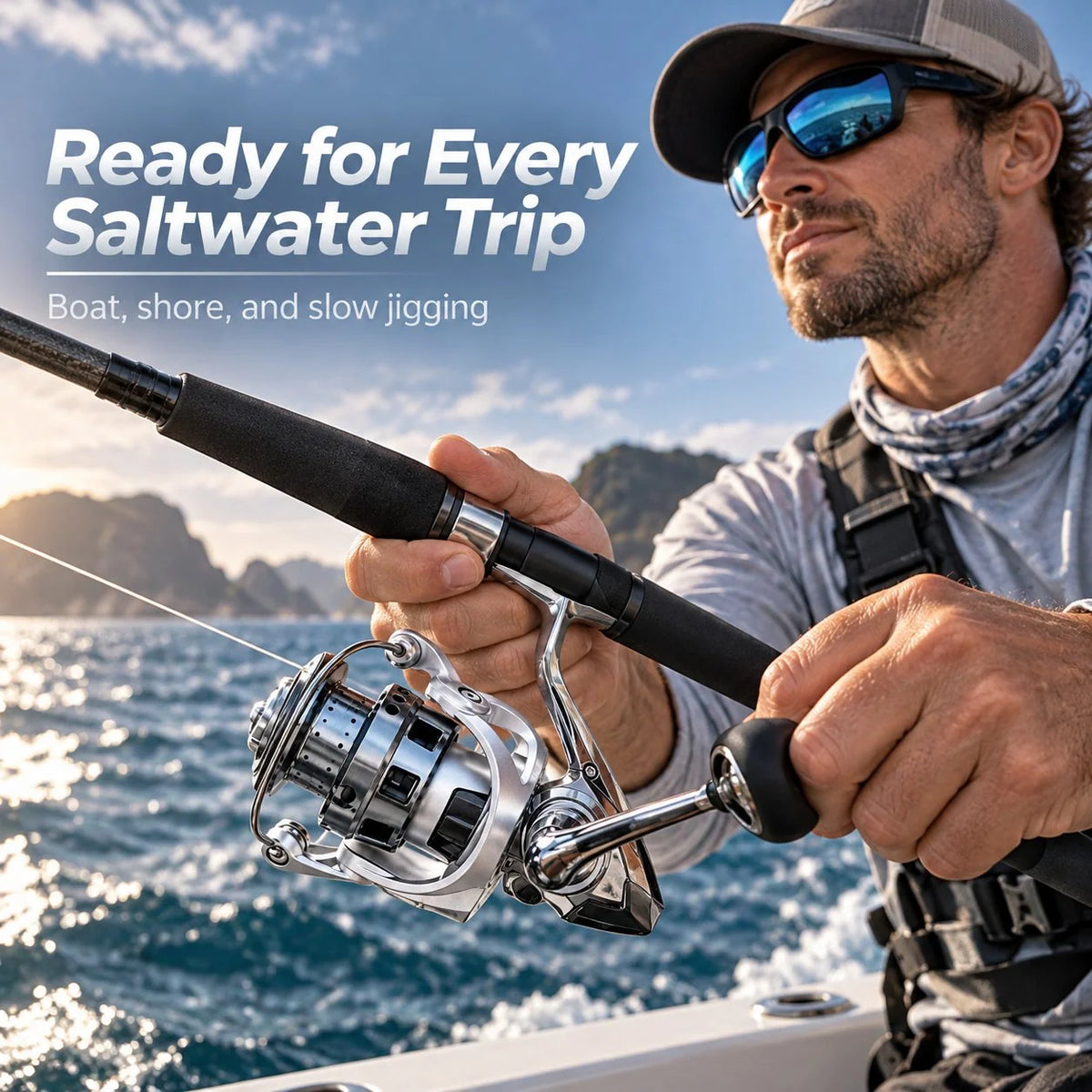 🎣 Single-hand Jigging Reel
