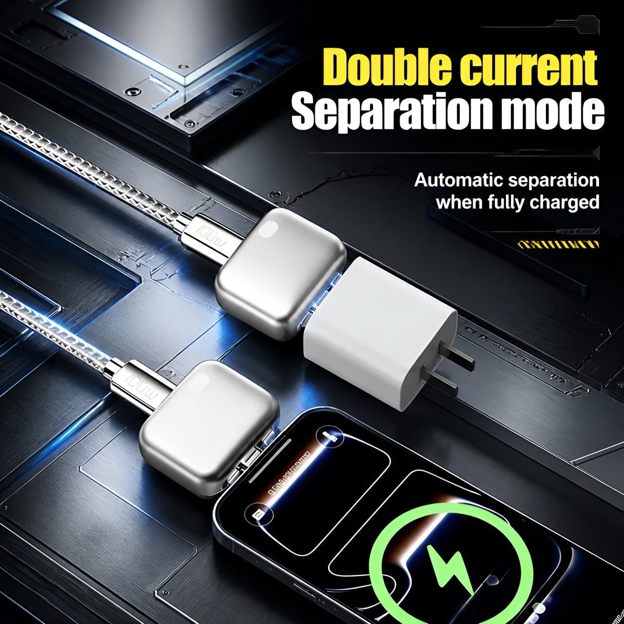 🔥Last Day 55% OFF ✨140W Type-C Physical-Disconnect Battery Guard - Auto & Self-Eject Charger