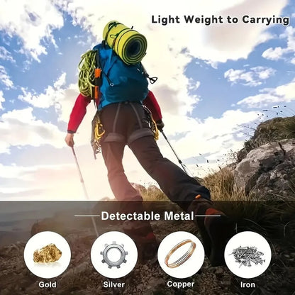 🎯 Handheld Metal Detector Pinpointer, 360° High Sensitivity Treasure Finder with Vibration & Buzzer Alarm