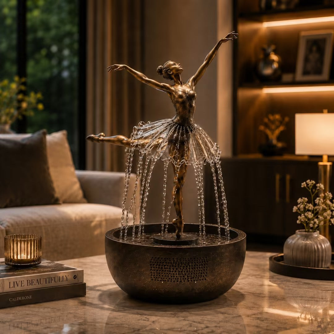 🎁 Ballerina Waterfall Fountain