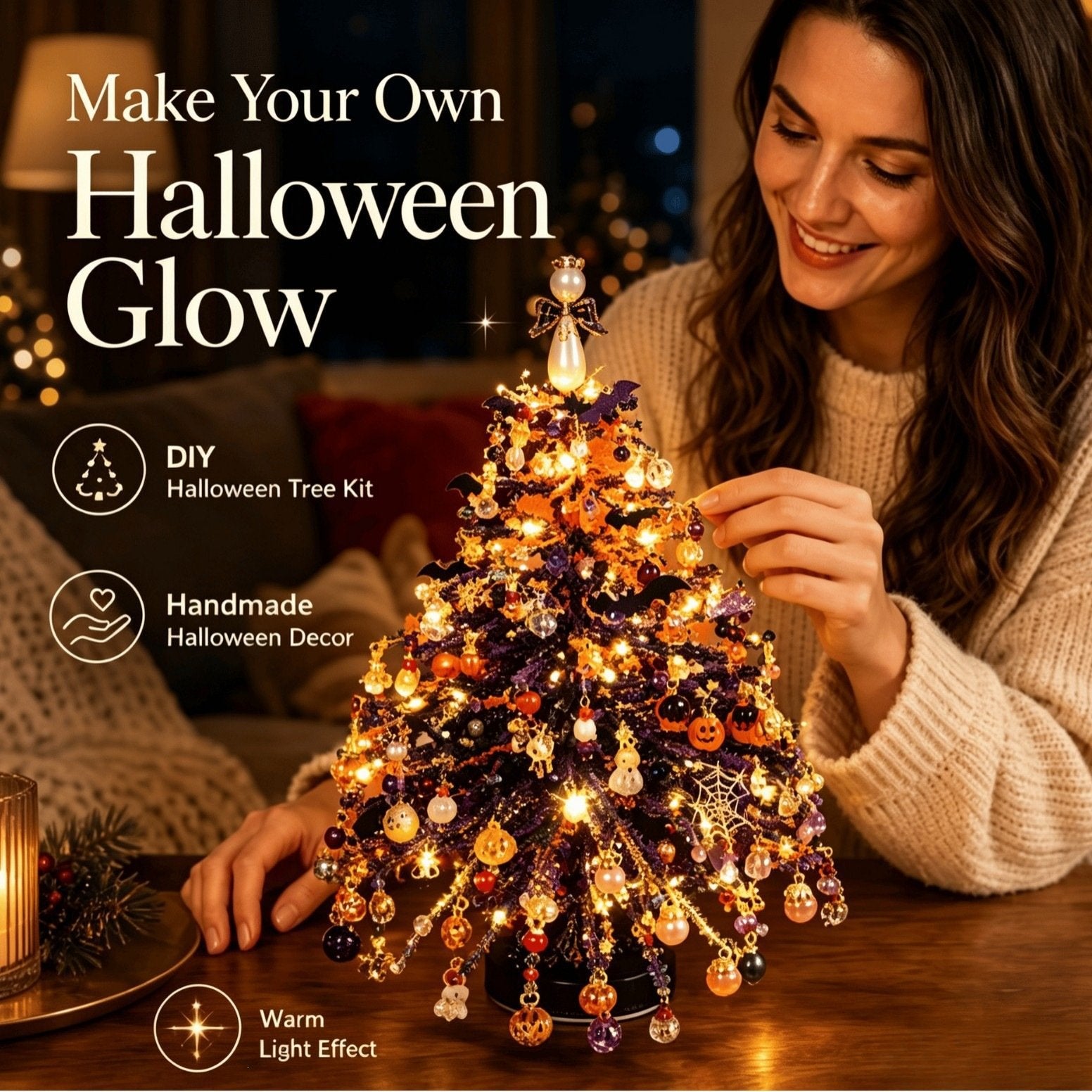 🎄✨ DIY Beaded Christmas Tree Kit