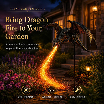 🔥 LIMITED-TIME 50% OFF — 👼🐉Solar Dragon Fire Garden Light🔥