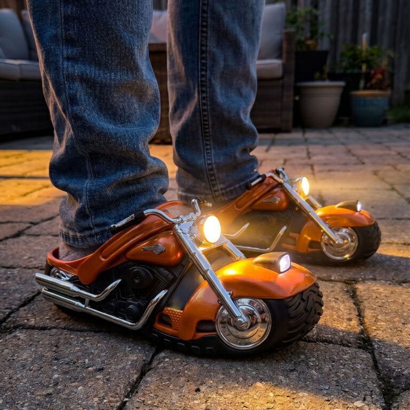 🏍️ Motorcycle Slippers – Ride At Home