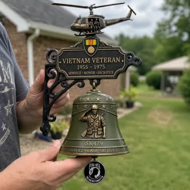 🔥LAST DAY 50% OFF - 🥇 -Vietnam Veteran Tribute Wall Bell