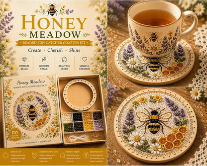 ✨Handcrafted Beaded Coaster Kit Collection - Create Beautiful Coasters Inspired by Nature