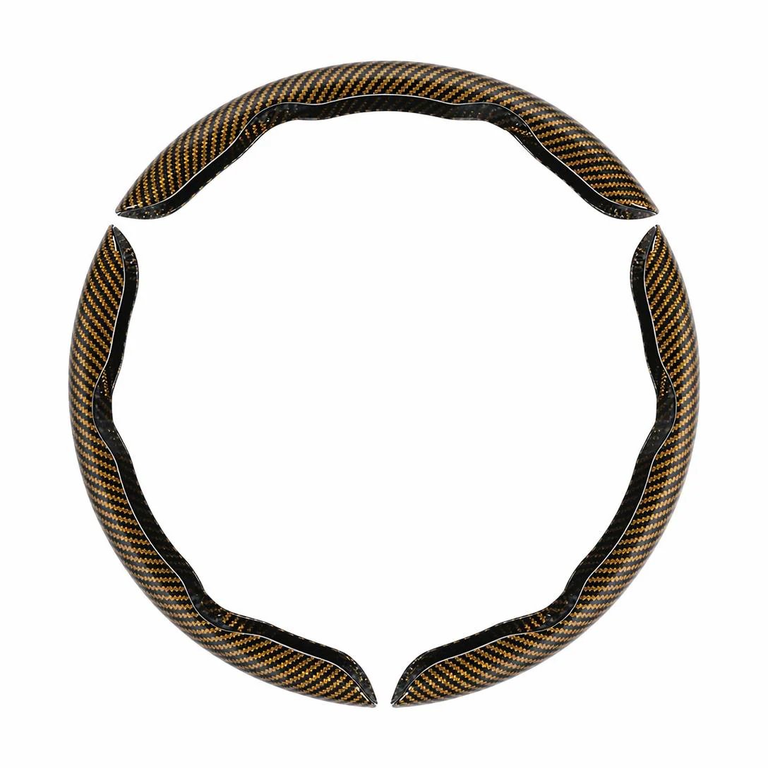 Non-Slip Half Cover Car Steering Wheel Protector | Easy Clip On Installation