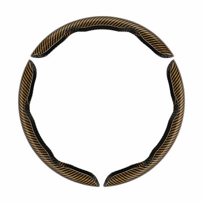 Non-Slip Half Cover Car Steering Wheel Protector | Easy Clip On Installation