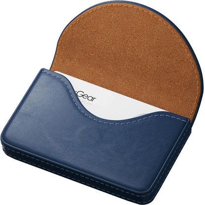 💖Hot Sale 49% OFF💼 PU Leather Business Card Holder – Slim Magnetic Name Card Case