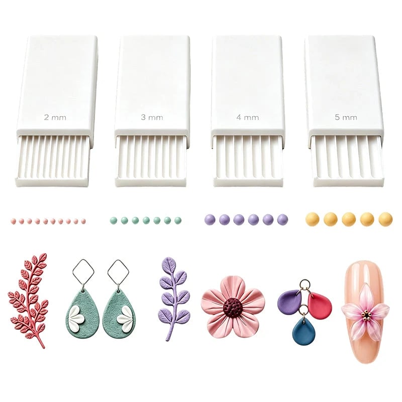 3D Printed Mini Clay Ball Maker Set