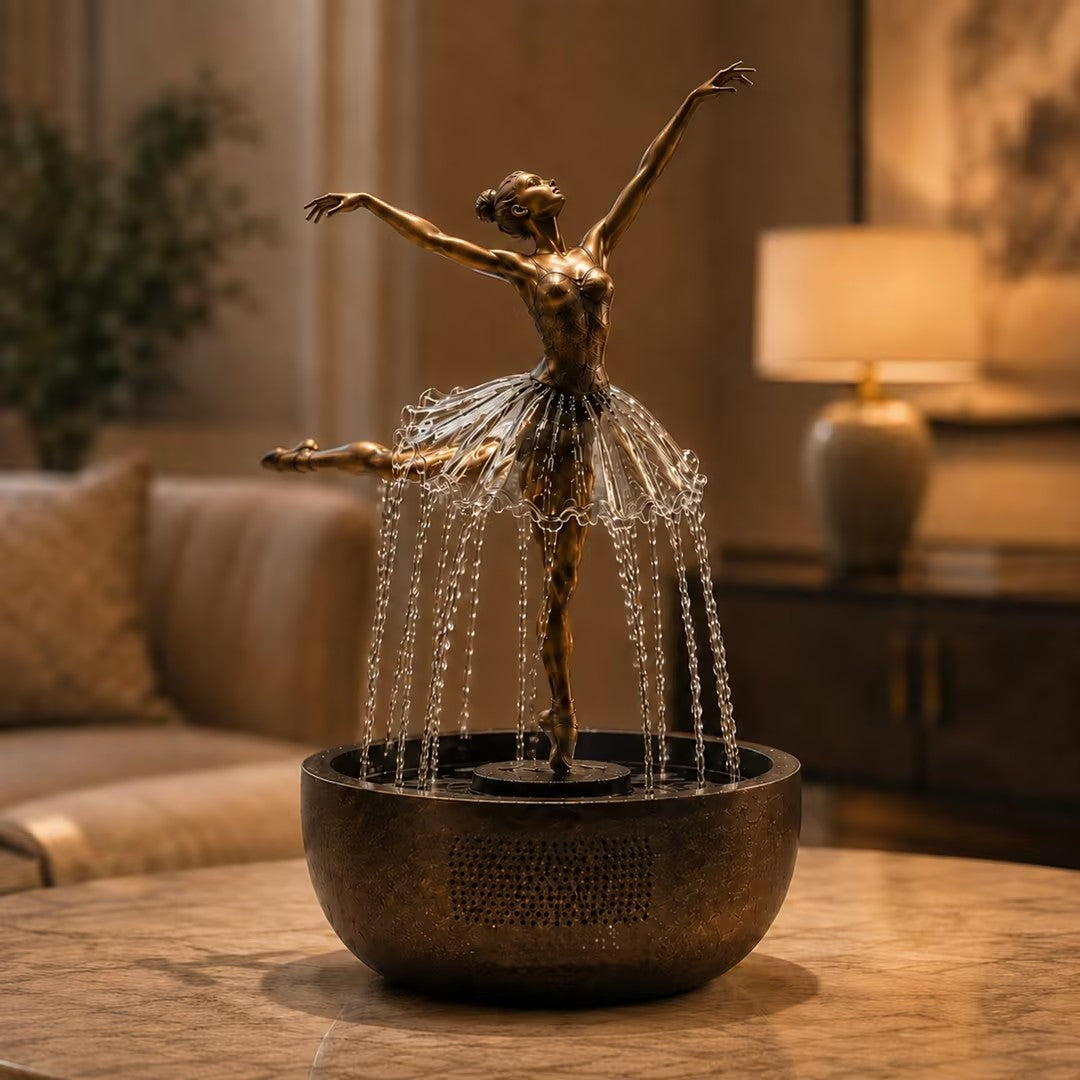 🎁 Ballerina Waterfall Fountain