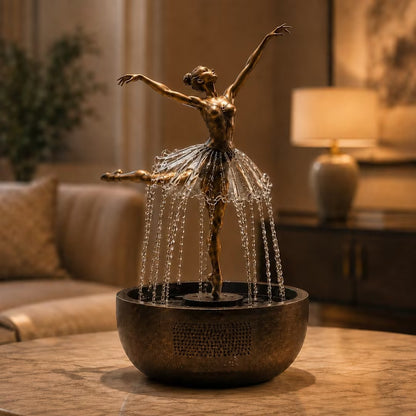 🎁 Ballerina Waterfall Fountain