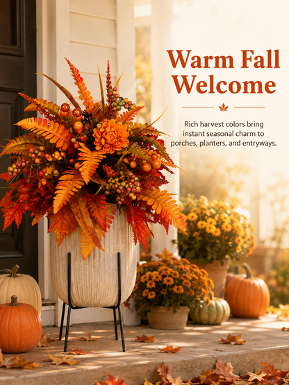 🍂LAST DAY 49% OFF –🌟Autumn Harvest Floral Garden Stake Arrangement
