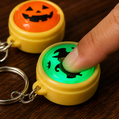🎃HALLOWEEN PRESS & CLICK KEYCHAIN