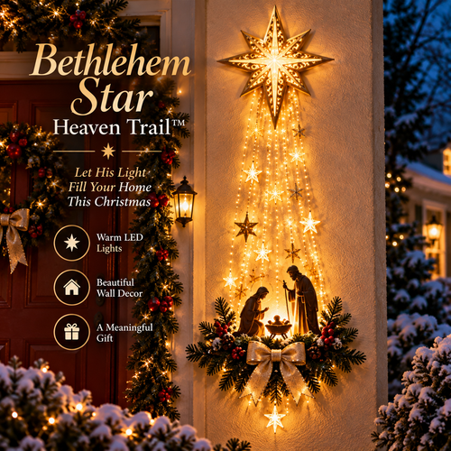 ✨ 49% OFF Nativity Wall Light — Warm Golden Glow for a Meaningful Christmas
