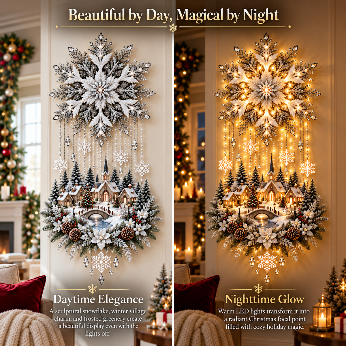 🎄Christmas Magic Glow Garden Light – ⭐Light Up Your Holiday Wonderland