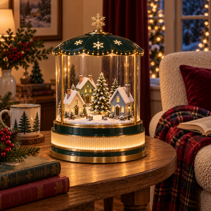 Winter Village Glow Lantern - Light-Up Christmas Village Decor