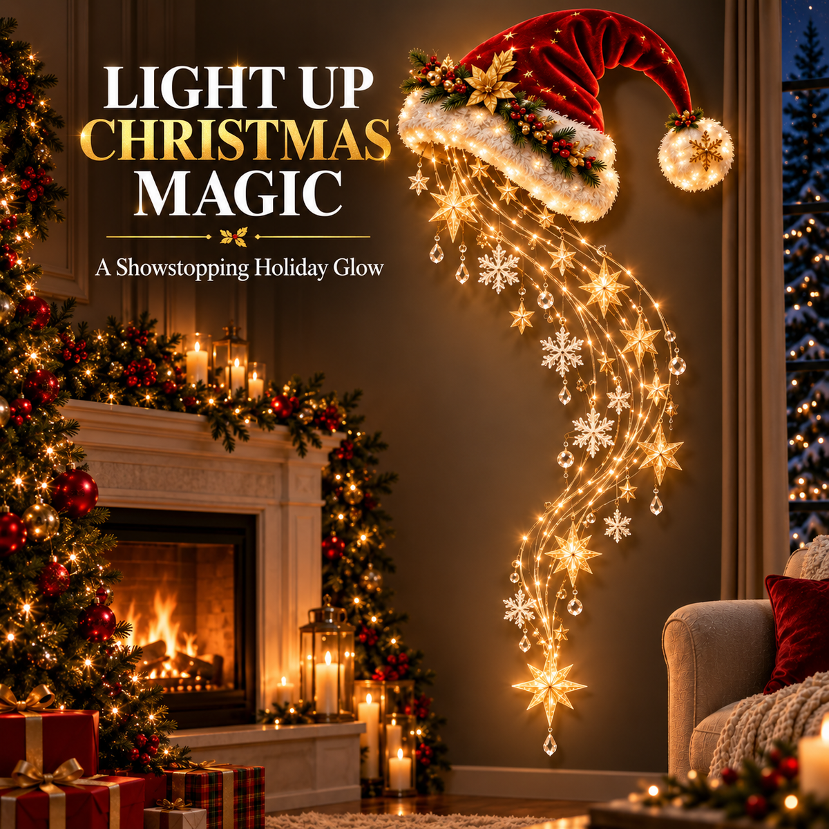 🔥Hot Sale 49% OFF -🎄✨ Turn Any Wall Into Christmas Magic! ✨🎁