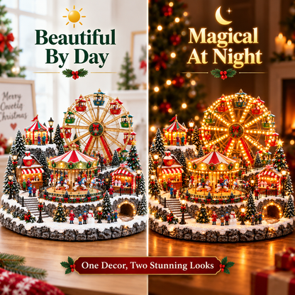 🔥 Lighted & Animated Christmas Village Collection-✨Same as the video