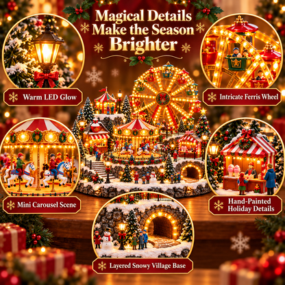 🔥 Lighted & Animated Christmas Village Collection-✨Same as the video