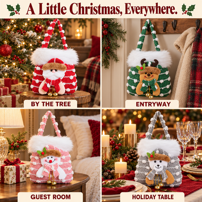 🎄 Cozy Knit Christmas Gift Bag – Make Every Little Gift Feel Special 🎁