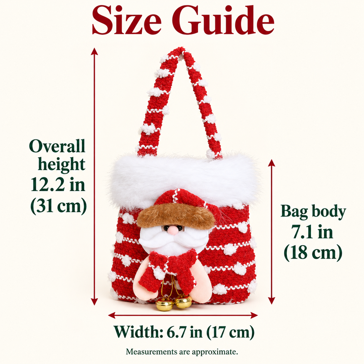 🎄 Cozy Knit Christmas Gift Bag – Make Every Little Gift Feel Special 🎁