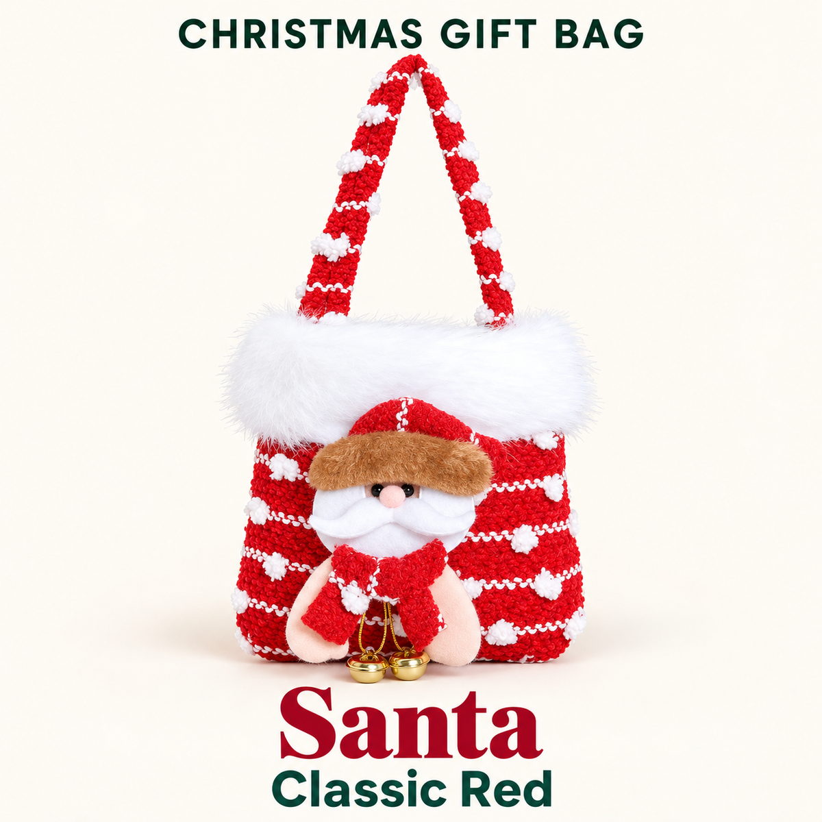🎄 Cozy Knit Christmas Gift Bag – Make Every Little Gift Feel Special 🎁