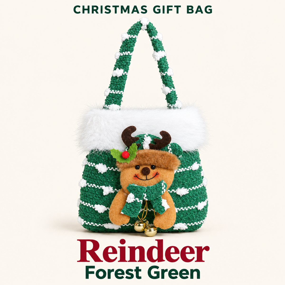 🎄 Cozy Knit Christmas Gift Bag – Make Every Little Gift Feel Special 🎁