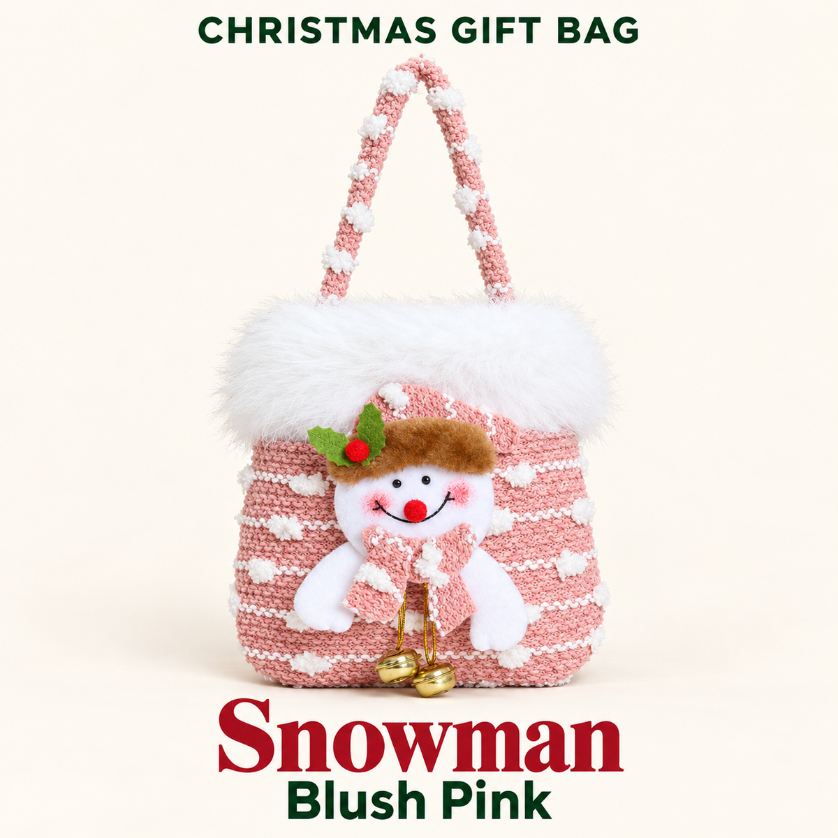 🎄 Cozy Knit Christmas Gift Bag – Make Every Little Gift Feel Special 🎁
