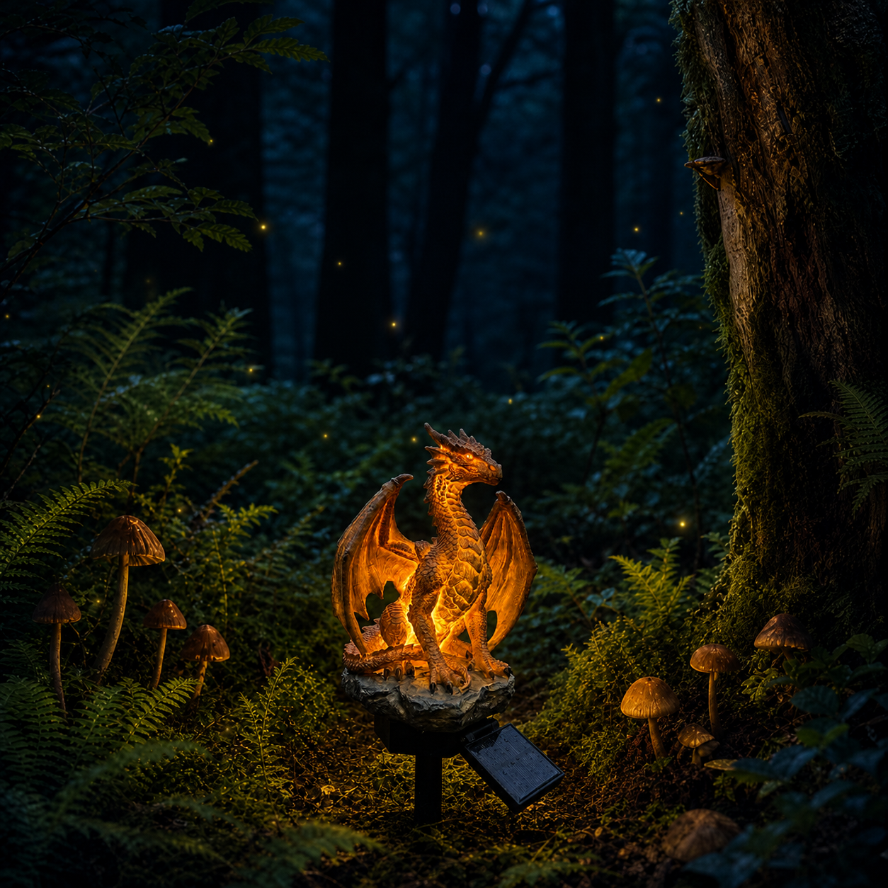 🐉Dragon Legacy Golden Ember Edition Solar Garden Light✨
