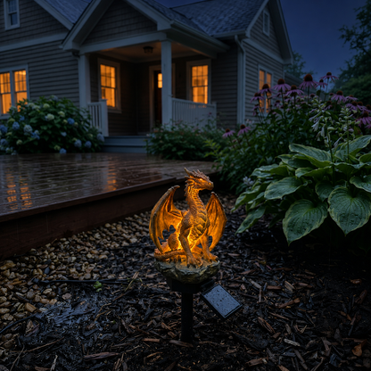 🐉Dragon Legacy Golden Ember Edition Solar Garden Light✨