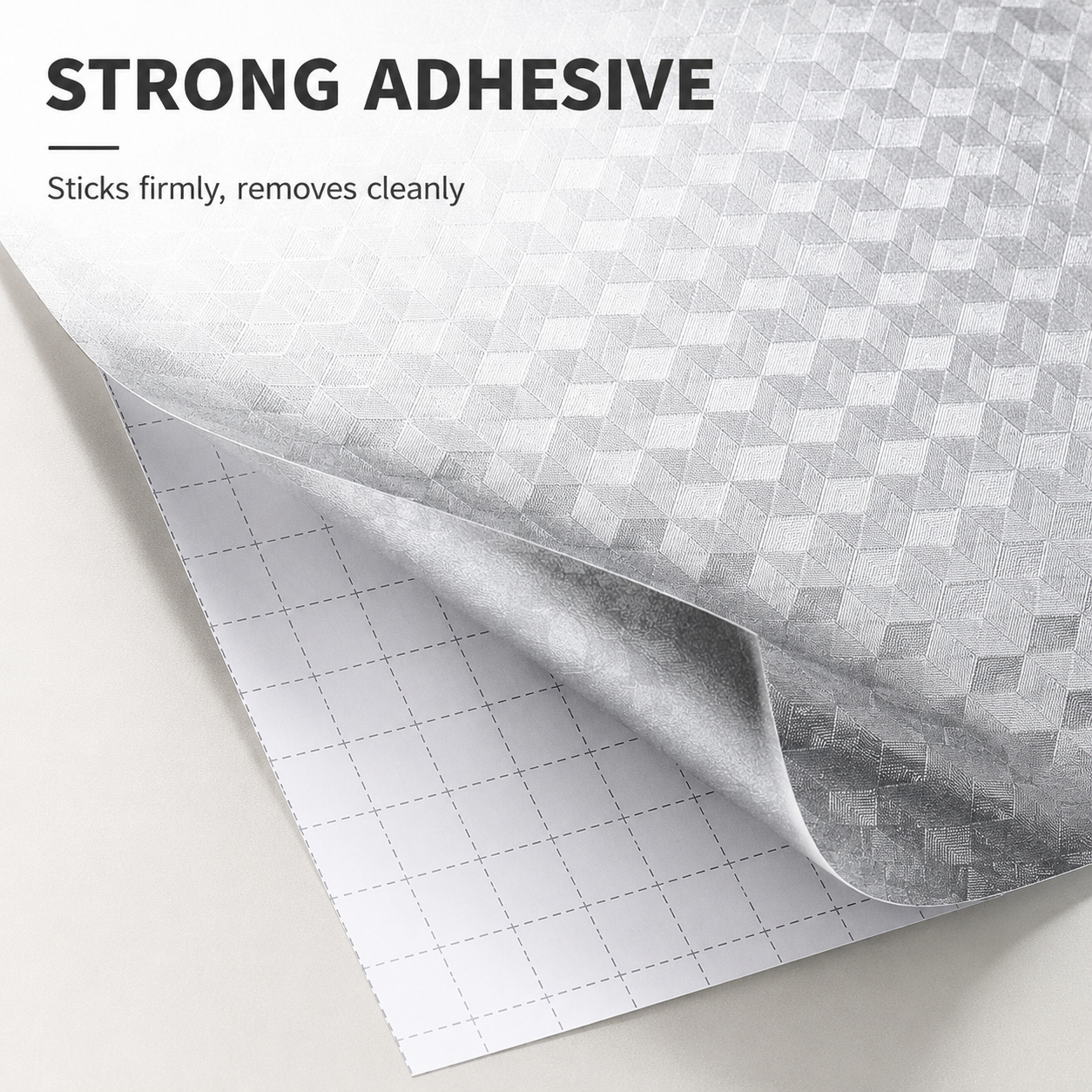 ✨Limited time 49% OFF-Stainless Steel Kitchen Oil-Proof Adhesive Wallpaper Roll