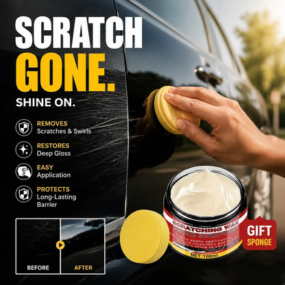 LAST DAY 60% OFF🔥Ultimate Car Scratch Remover Wax🚗