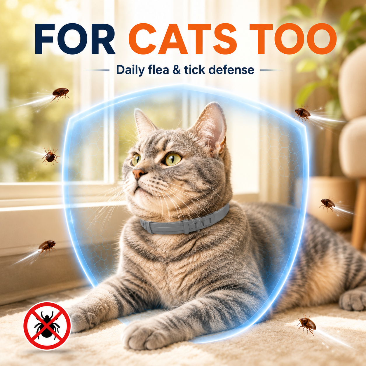 🐶50% OFF TODAY🛡️Adjustable Flea & Tick Collar for Dogs & Cats