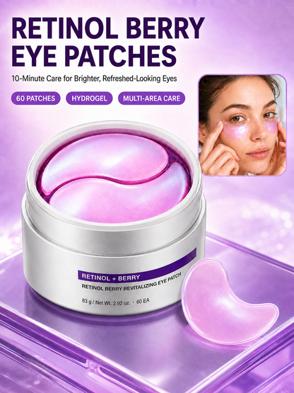 💖 Retinol Berry Eye Patches — Brighter, Plumper-Looking Eyes ✨