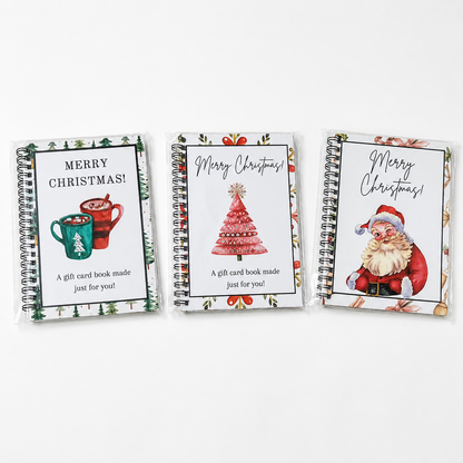 🎁3 Piece Set - 🎄Christmas Gift Card Book