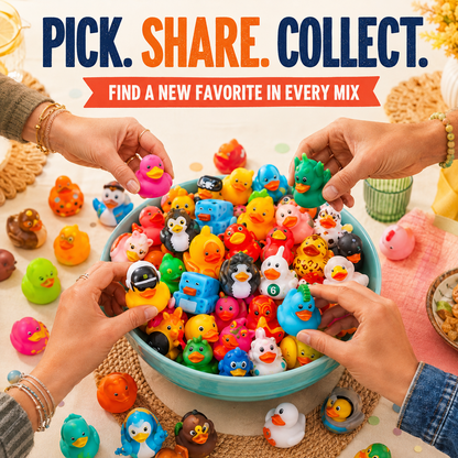 🦆 20-Piece Mystery Duck Mix™ – Every Pack Is a Surprise!