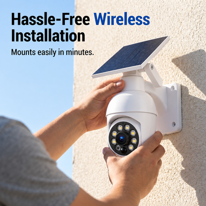 ⏰Final 6 Hours Sale 50% OFF☀️ - Solar-Powered Simulated Surveillance Camera Street Light