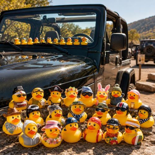 🦆 20-Piece Duck Duck Jeep Mystery Pack – Keep Some, Duck Some, Share the Smiles