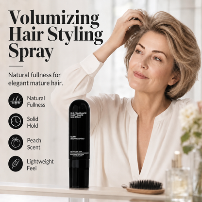 💁Last Day 60% OFF🎁-✨Fluffy Hair Shaping Spray, Long Lasting Peach Scent Volumizing Hair Mist for All-Day Hold