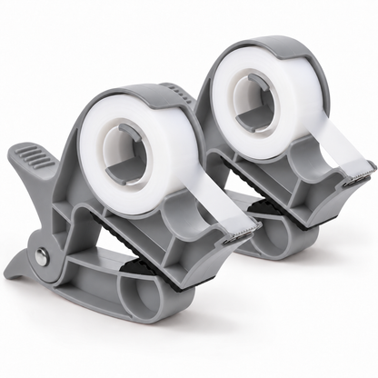 🔥🎄 Christmas Best Seller! 🎁 Gift Wrapping Paper Holder & Tape Dispenser Set – 2 Clamp-On Holders