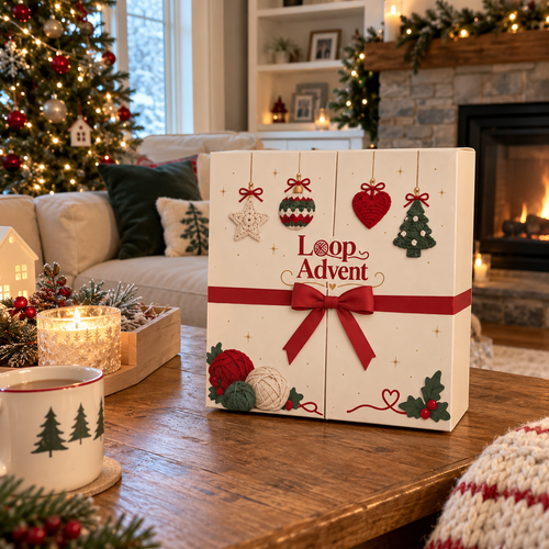 🎄 24-Day Crochet Christmas Advent Calendar – 24 Surprise DIY Ornament Kits to Make & Hang 🧶
